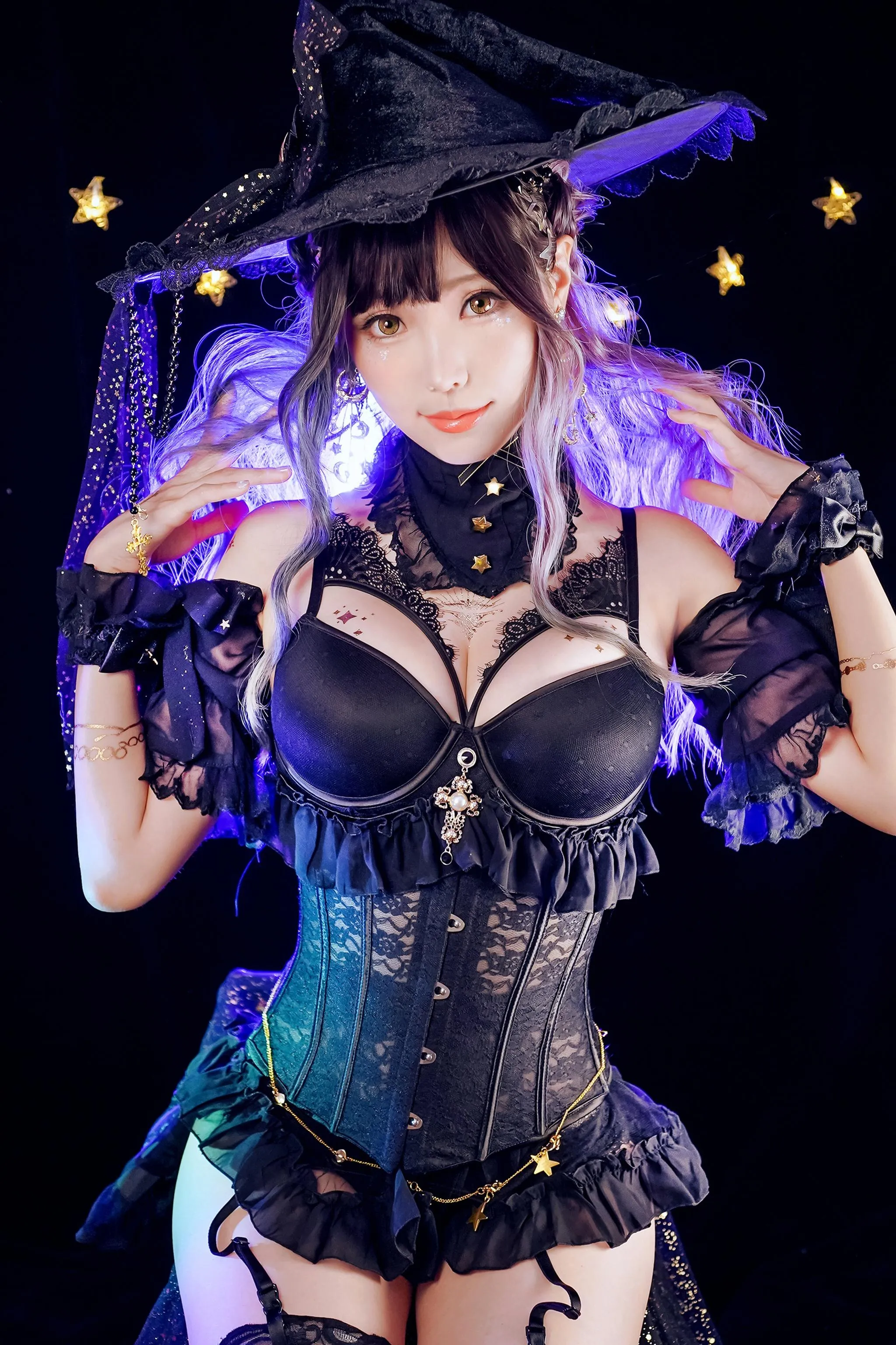 ElyEE子 – NO.77 Original Witch  Cat魔女與貓-Astrology Witch [33P]插图